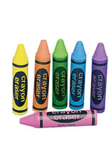 ERASER -  CRAYONS 36 PACK
