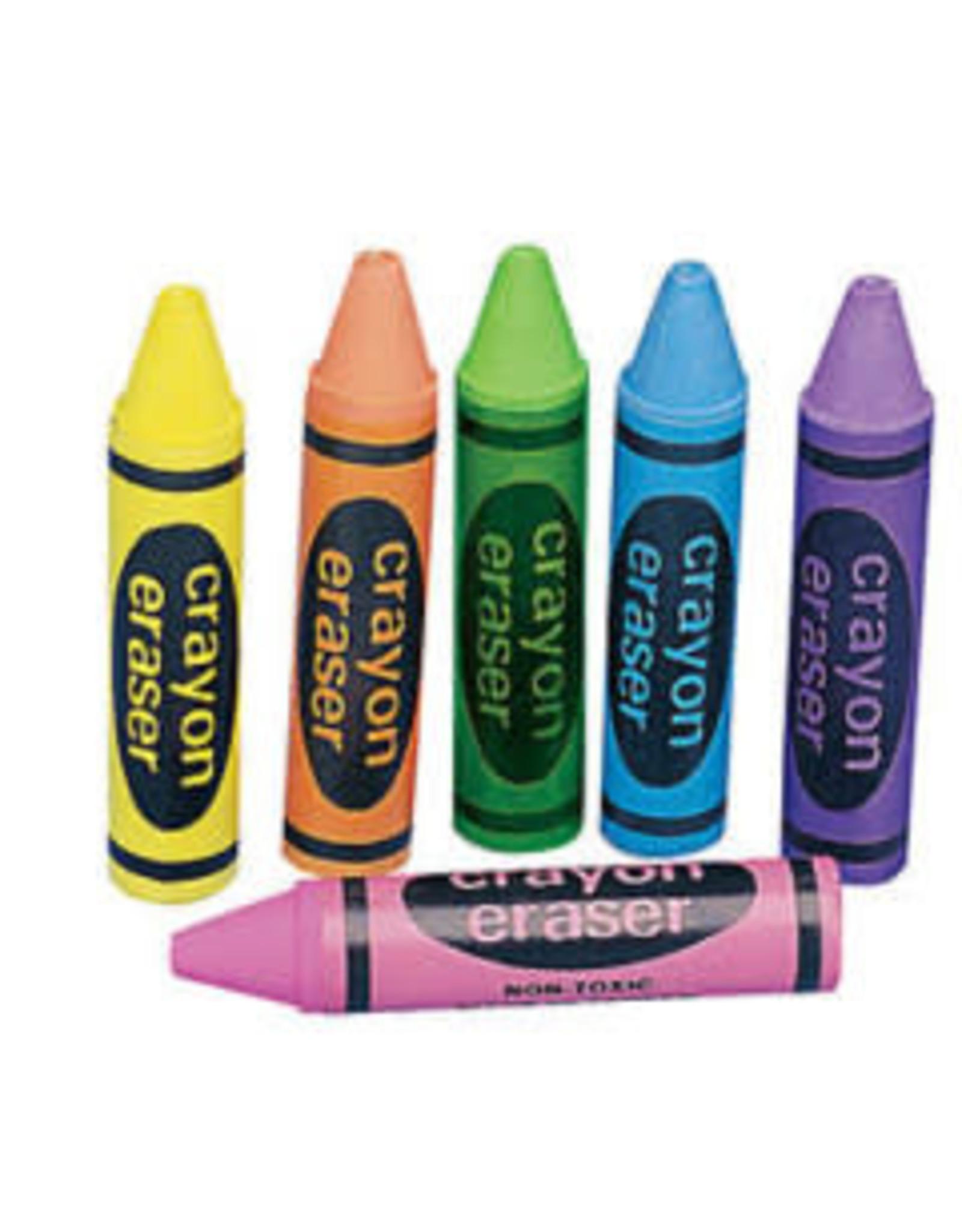 ERASER -  CRAYONS 36 PACK