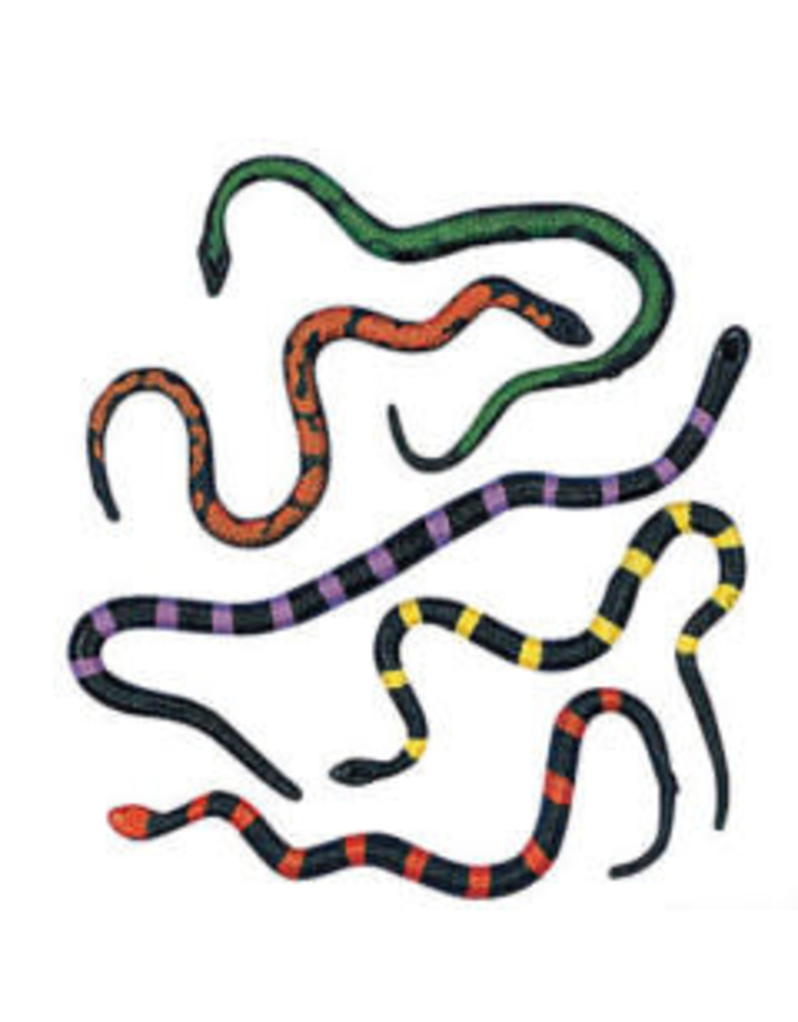 SNAKES: STRETCHABLE 8" - 12 PACK