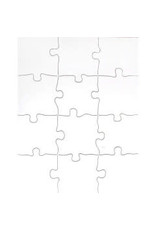 COMPOZ-A-PUZZLE PUZZLE BLANK -  8.5''X11'' 12PC 24PUZZLES