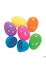 EGGS PLASTIC BRIGHT JUMBO 3" 12 PACK
