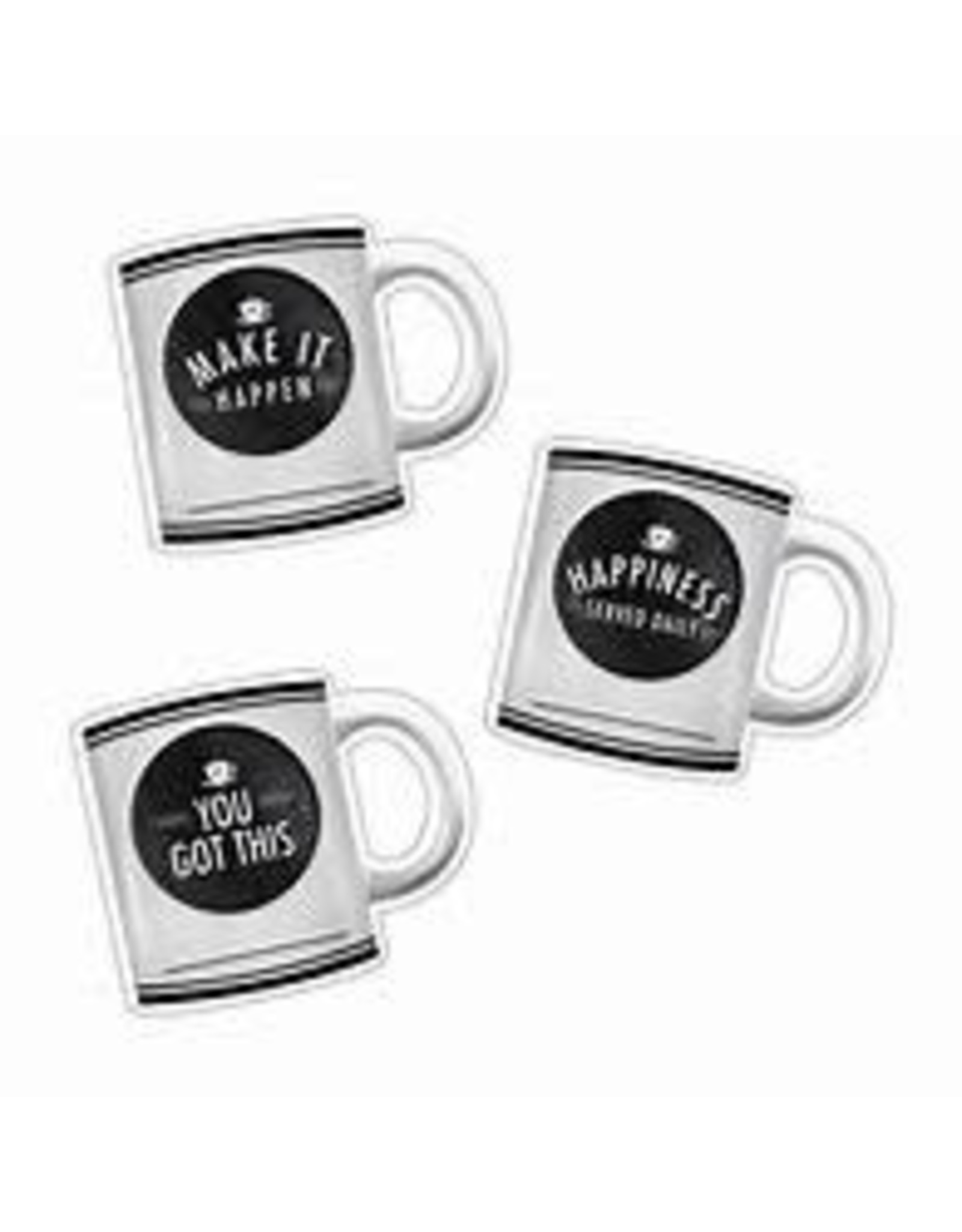 CUT OUT: MOTIVATIONAL COFFEE MUGS 36PC