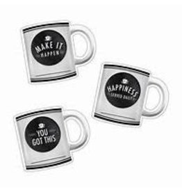 CUT OUT: MOTIVATIONAL COFFEE MUGS 36PC