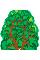 CUT-OUTS: TREE LARGE 7 x 5½''  20PCS