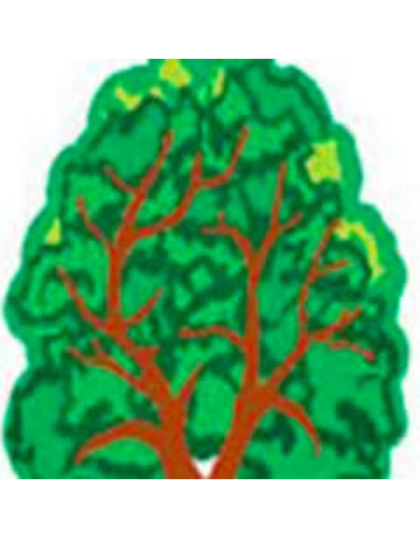 CUT-OUTS: TREE LARGE 7 x 5½''  20PCS