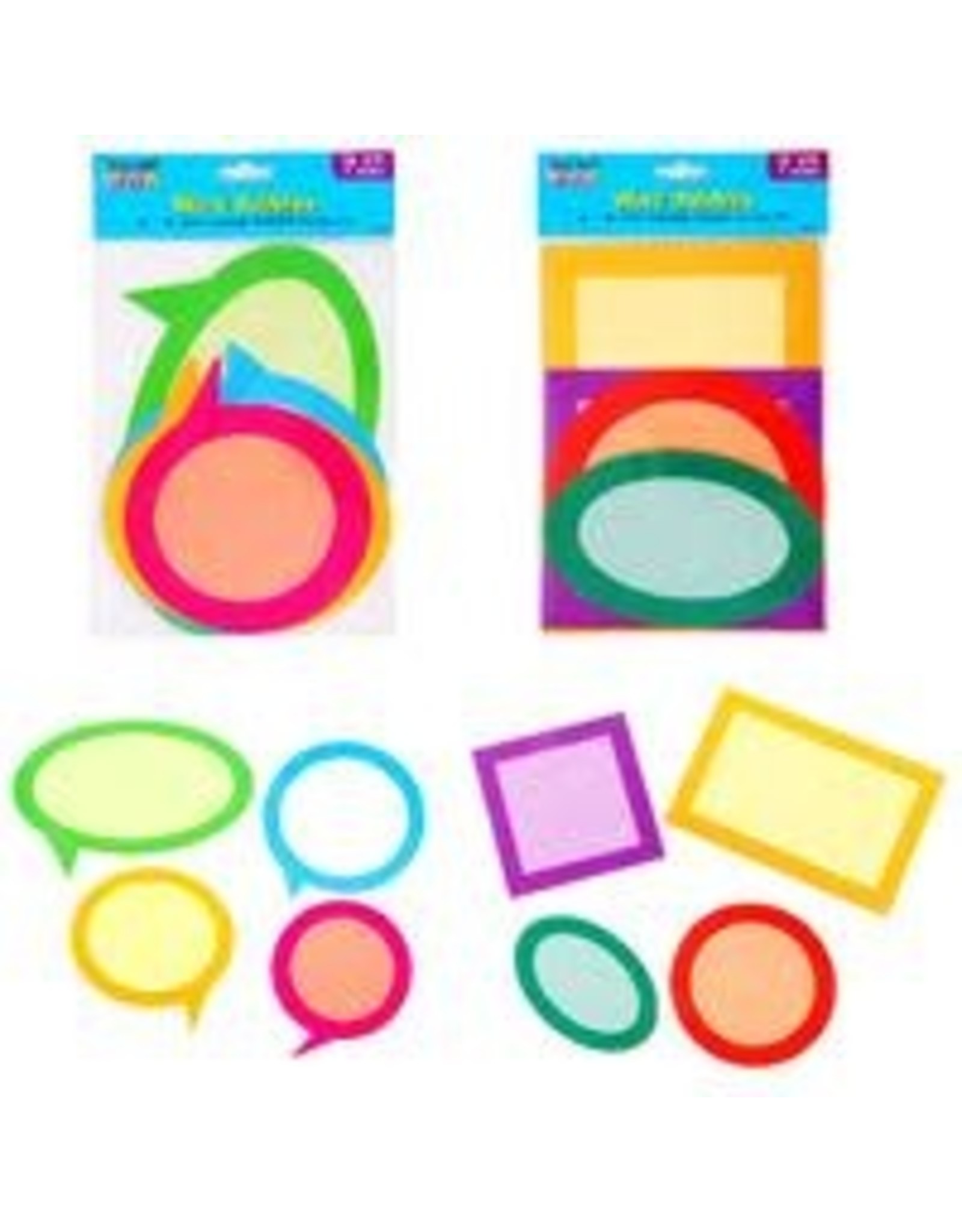 DRY ERASE SPEECH BUBBLE CUT OUTS 12 PACK
