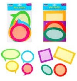 DRY ERASE SPEECH BUBBLE CUT OUTS 12 PACK