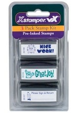 X-STAMPER: STAMP ASSORTED 3 PACK