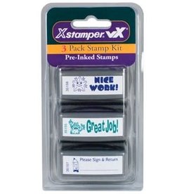 X-STAMPER: STAMP ASSORTED 3 PACK