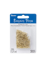 SEQUIN PINS: ½", GOLD # 8 500P