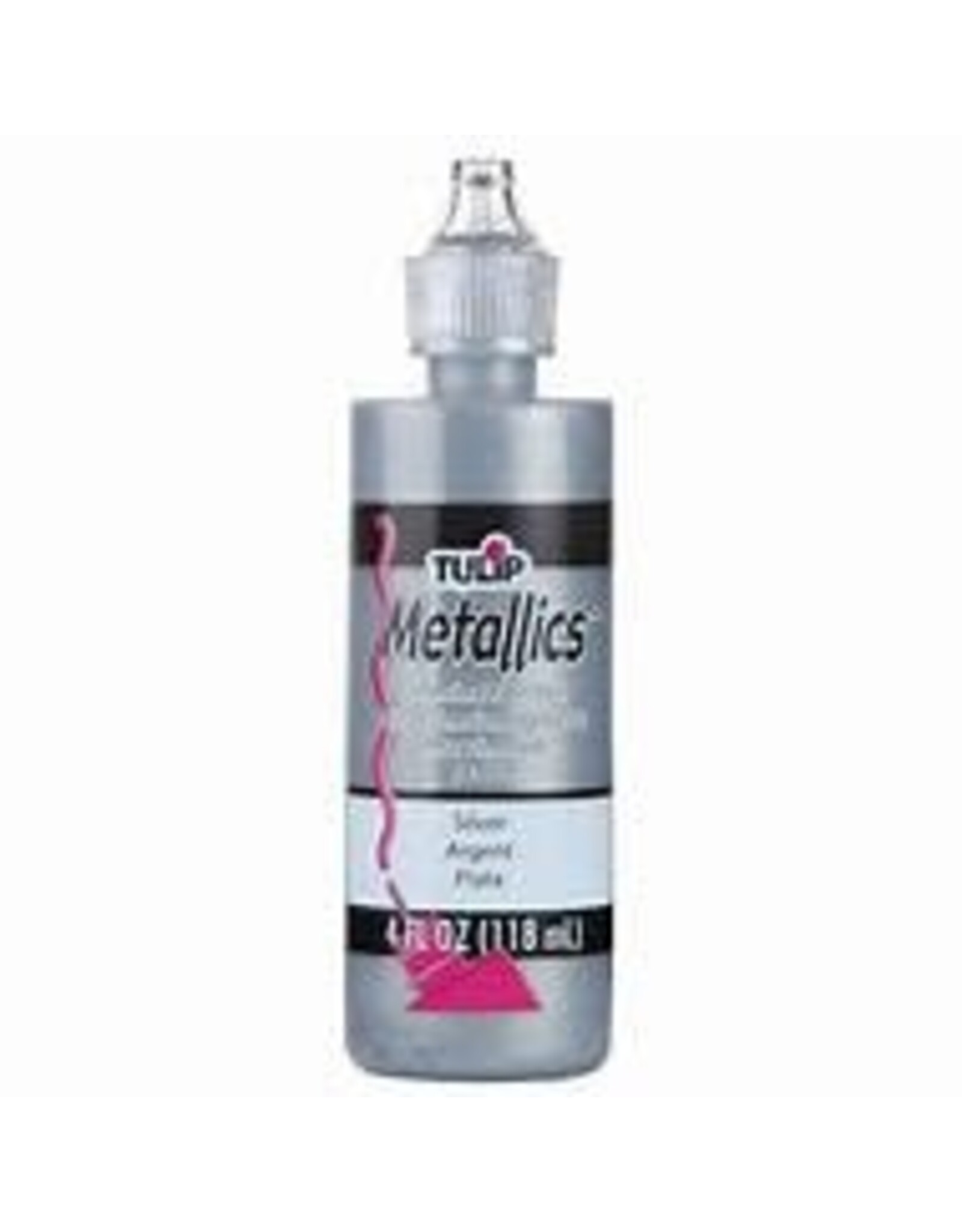 TULIP FABRIC PAINT: METALLIC SILVER 4OZ