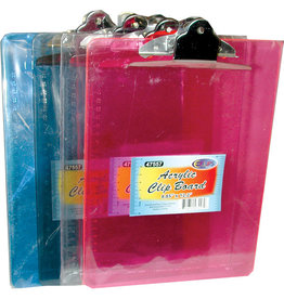 ACRYLIC CLIPBOARD 9x12