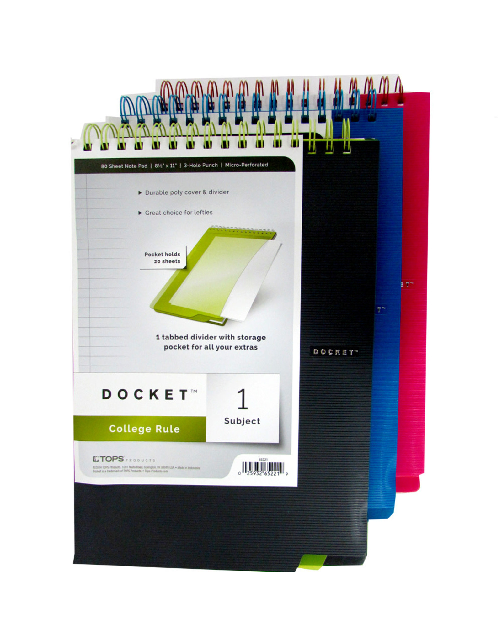 Docket 1 Subject Colllege Rule 8.5x11