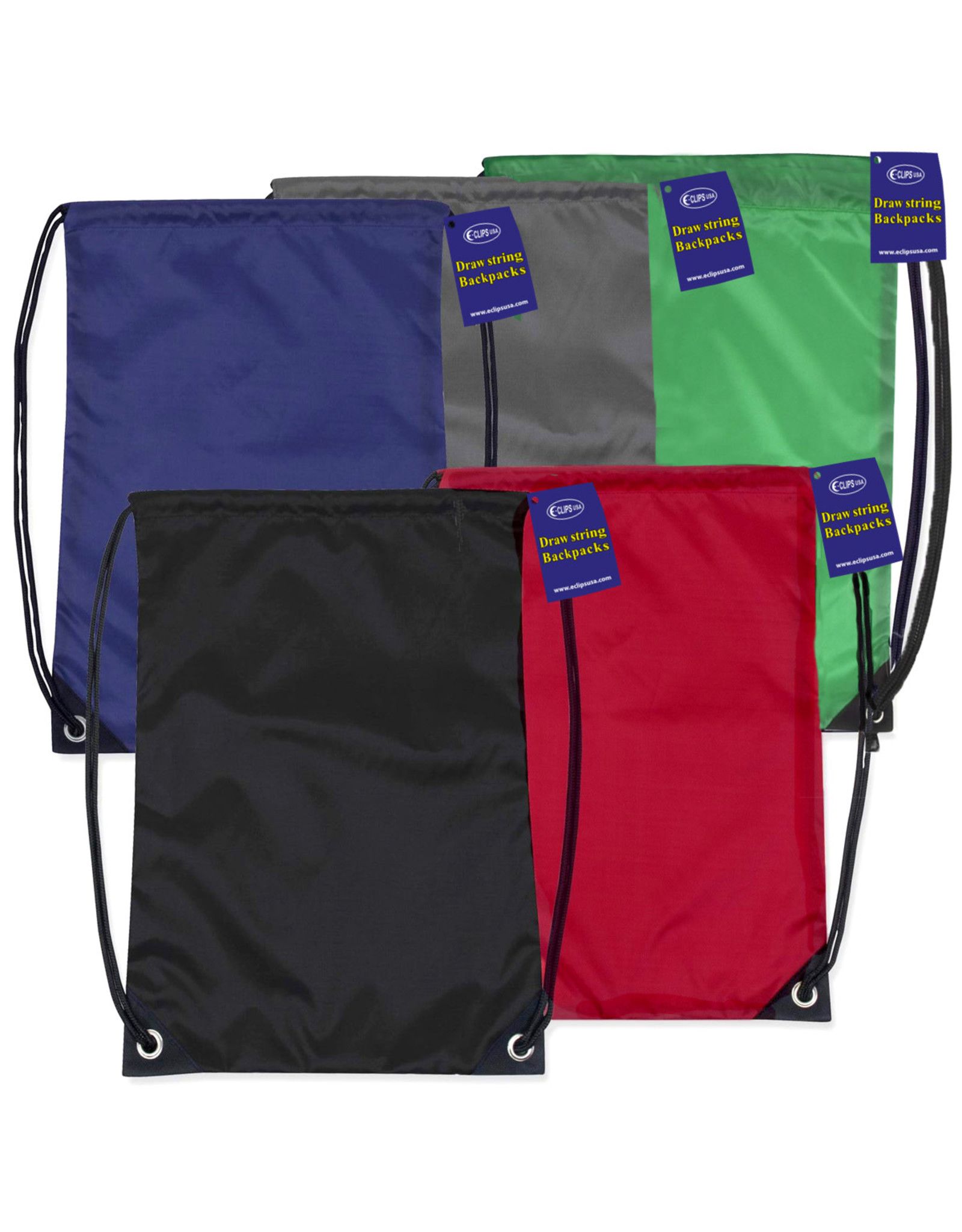 DRAW STRING - BACK PACK ASSORTED CLRS