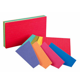 INDEX CARDS OXFORD 4x6 asst clr