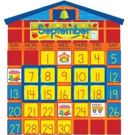 BULLETIN BOARD SET: SCHOOLHOUSE CALENDAR