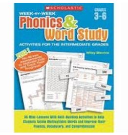 BOOK: WEEK BY WEEK PHONICS AND WORD STUDY GR3-6
