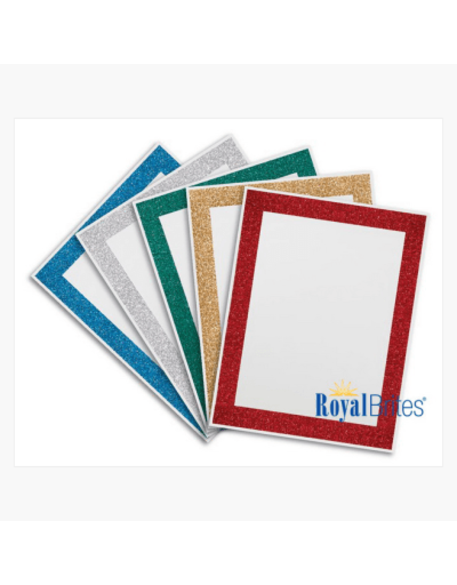 POSTER BOARD: 11"X14" ASSORTED GLITTER 5 PACK
