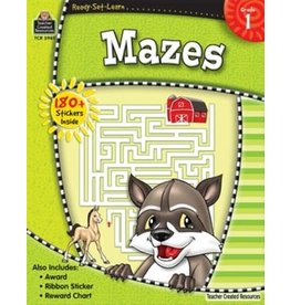 BOOK: READY SET LEARN MAZES GR.1