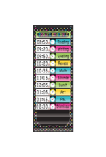 14 POCKET DAILY SCHEDULE POCKET CHART: CHALKBOARD BRIGHTS