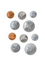 CUT OUTS: COINS 6" 30 PACK