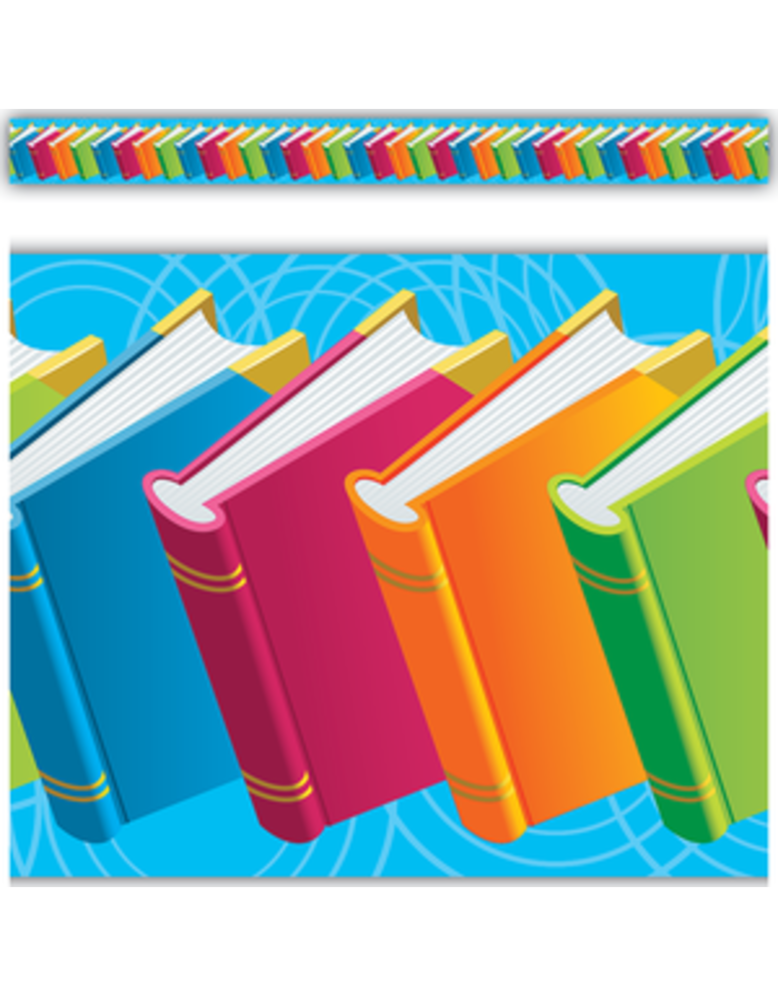 STRAIGHT BORDER; BOOKS 3"X35'