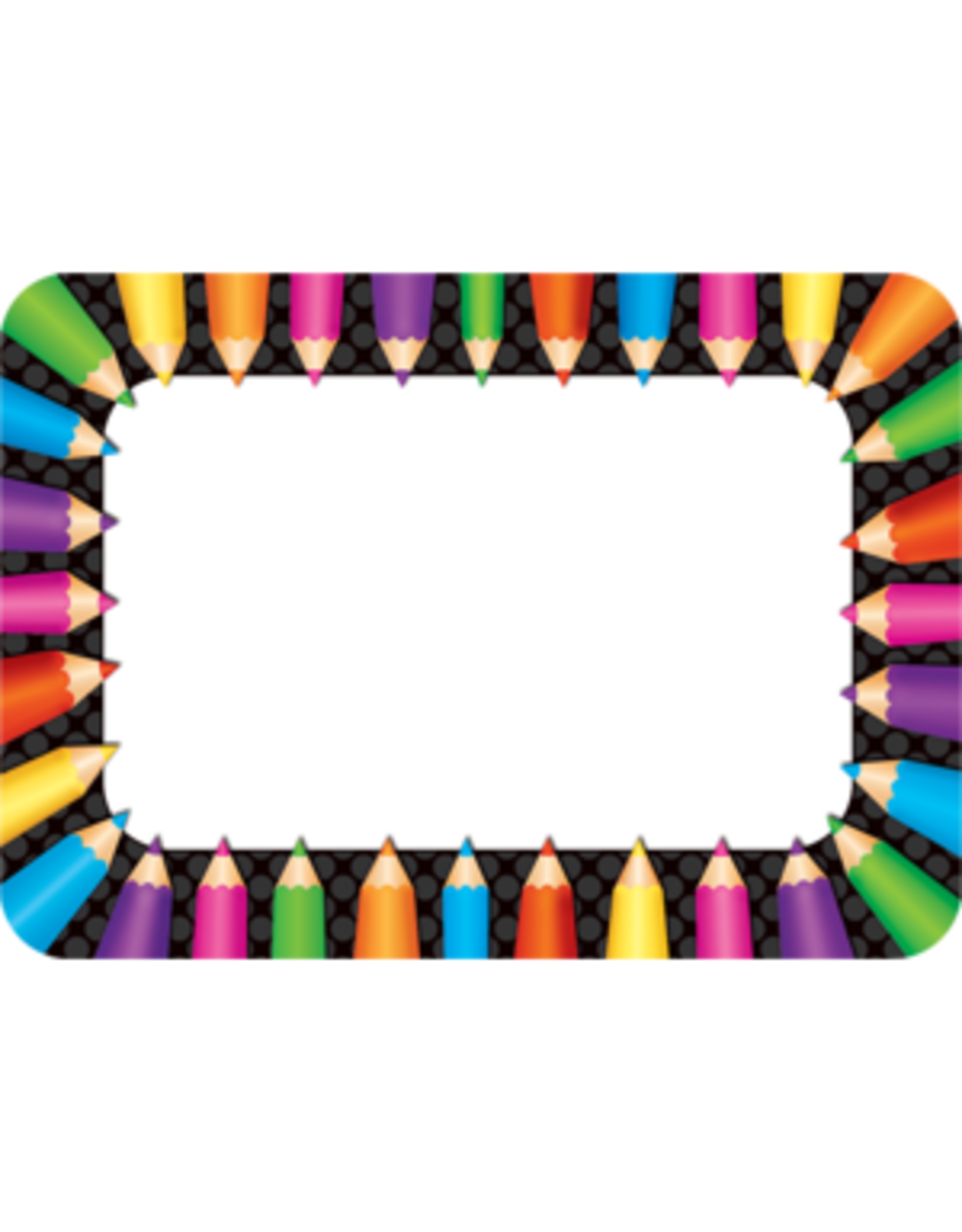 NAME TAGS: COLORED PENCILS 36 PACK
