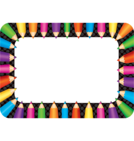 NAME TAGS: COLORED PENCILS 36 PACK
