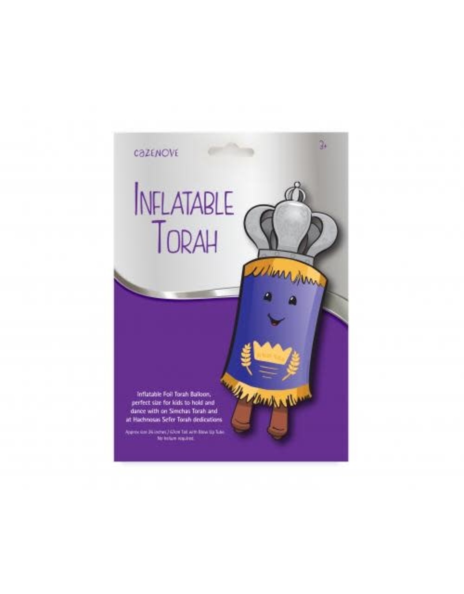INFLATABLE TORAH BALLOON 21.5 INCHES TALL