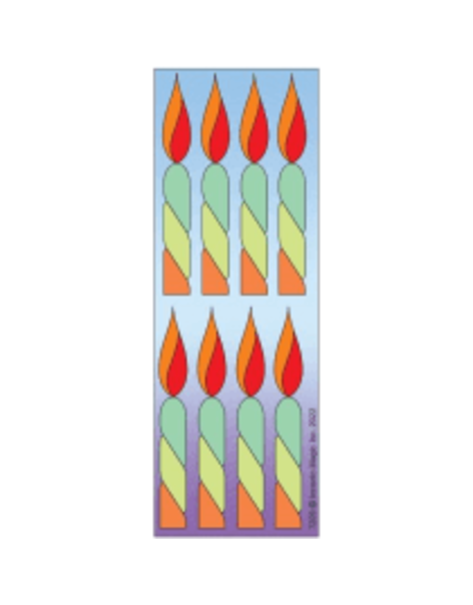 incento magic STICKERS: CANDLES -48 STICKERS