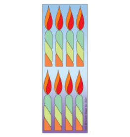 incento magic STICKERS: CANDLES -48 STICKERS