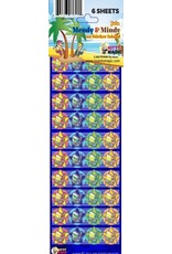 incento magic STICKERS: SIDDUR CIRCLE STAR - 6 SHEET