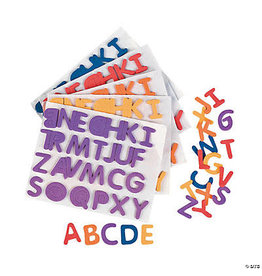 ADHESIVE FOAM LETTERS  1/2" 40 SHEETS
