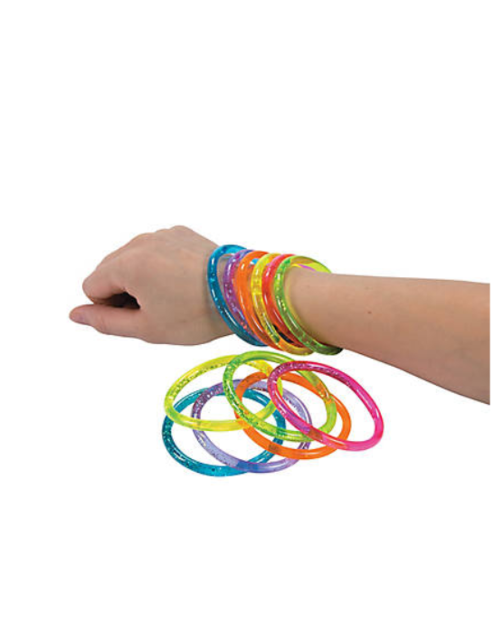 BRACELET WATER GLITTER 12PCS
