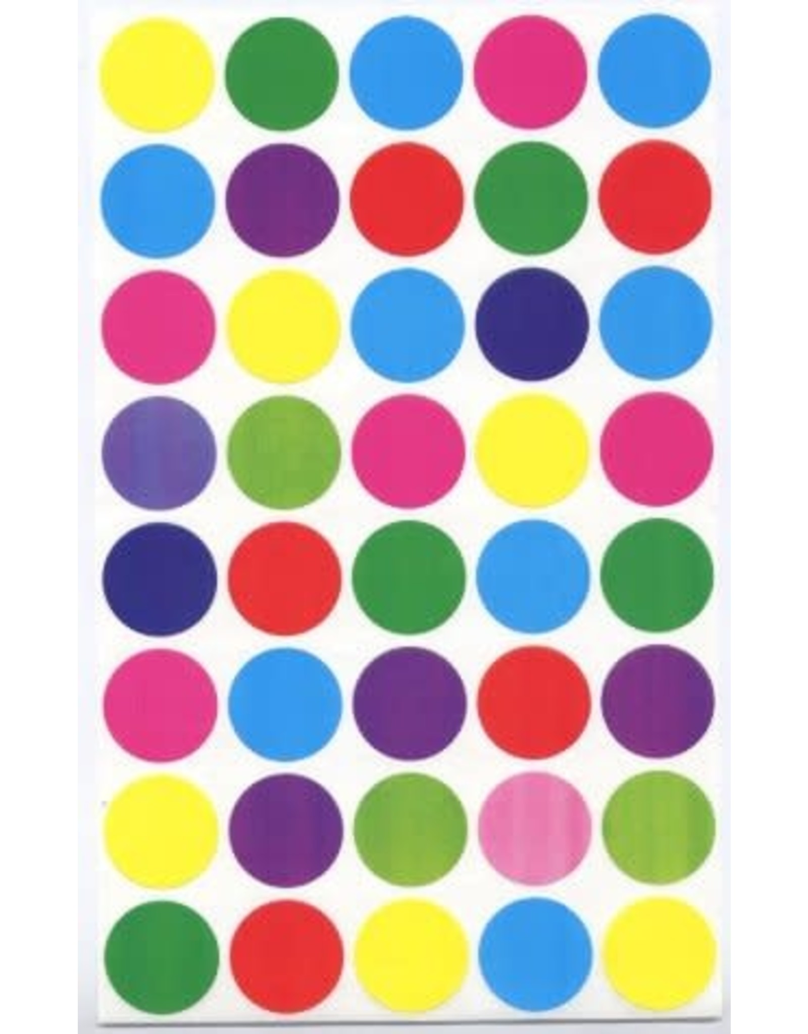 COLOR CODING - 18MM  3/4" ASSORTED 25 SHEETS