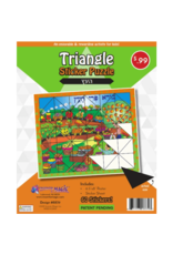incento magic TRIANGLE STICKER PUZZLE: HAEITZ 6.5"X8"