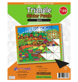 incento magic TRIANGLE STICKER PUZZLE: HAEITZ 6.5"X8"