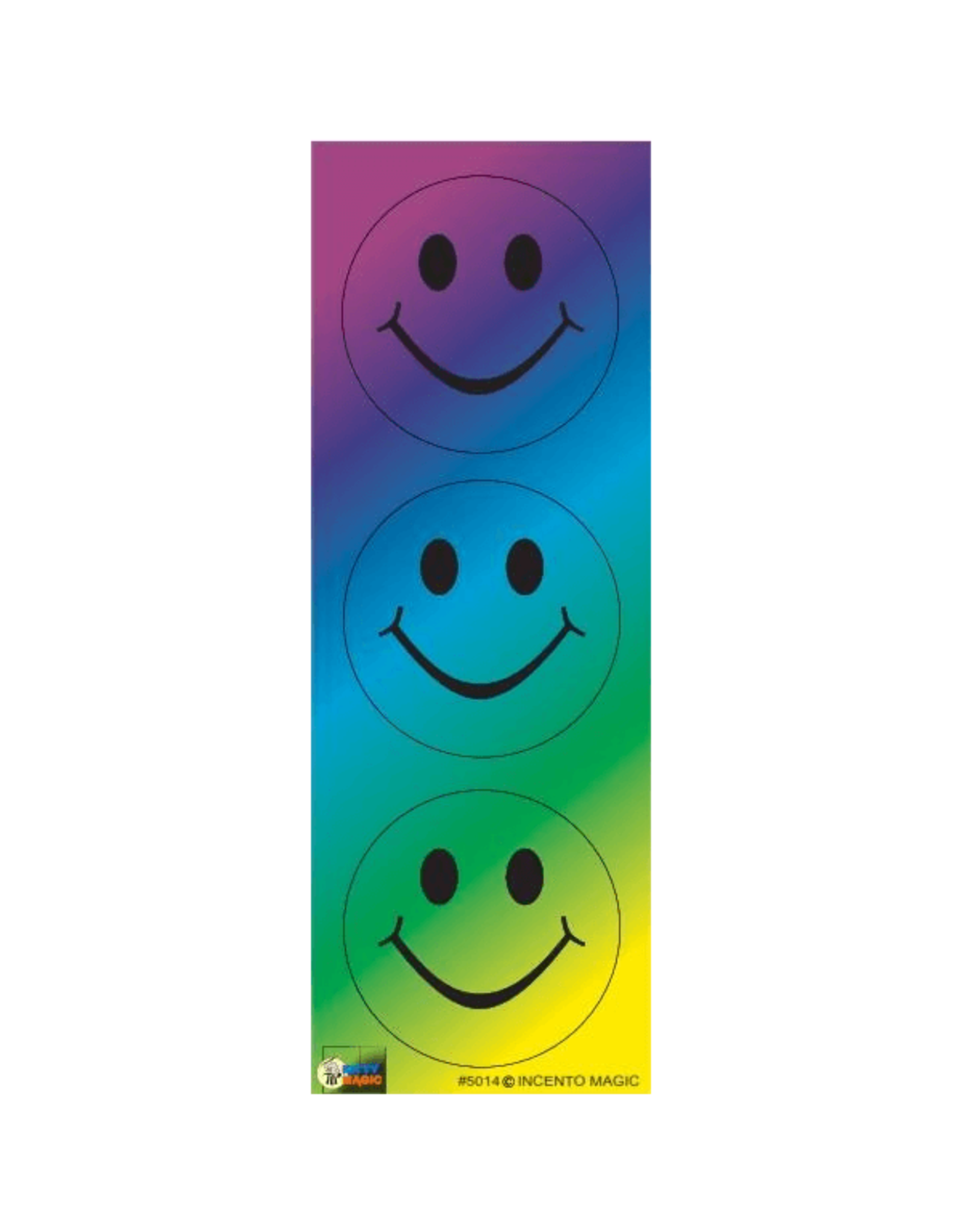 incento magic STICKER: GIANT SMILE 2.5"- 6 SHEETS