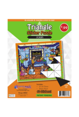 incento magic TRIANGLE STICKER PUZZLE; CHANUKAH 6.5"X8"