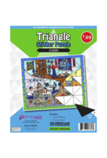 incento magic TRIANGLE STICKER PUZZLE:  CHANUKAH 6.5"X8"