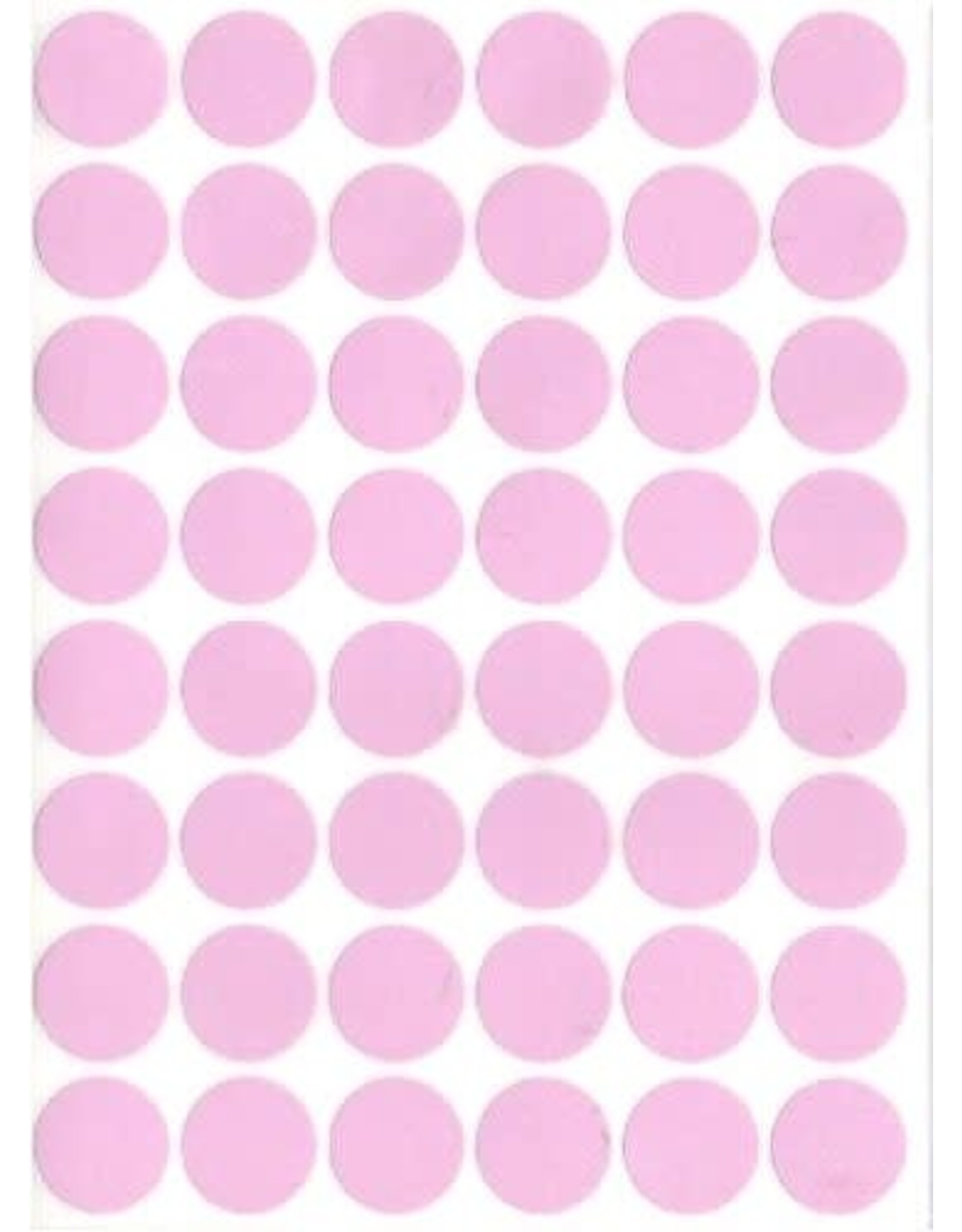 COLOR CODING STICKER: ¾", ROUND PINK - 32 SHEETS