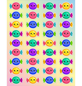 RANENU STICKERS  CANDY 1" - 6 SHEETS