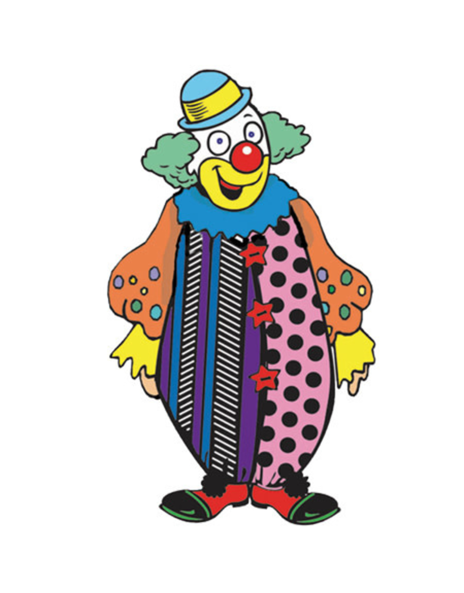 CUT OUTS: CLOWN 20PC - Creative Kids