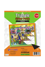 incento magic TRIANGLE STICKER PUZZLE: MEZONOS 6.5"X8"