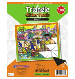 incento magic TRIANGLE STICKER PUZZLE: MEZONOS 6.5"X8"
