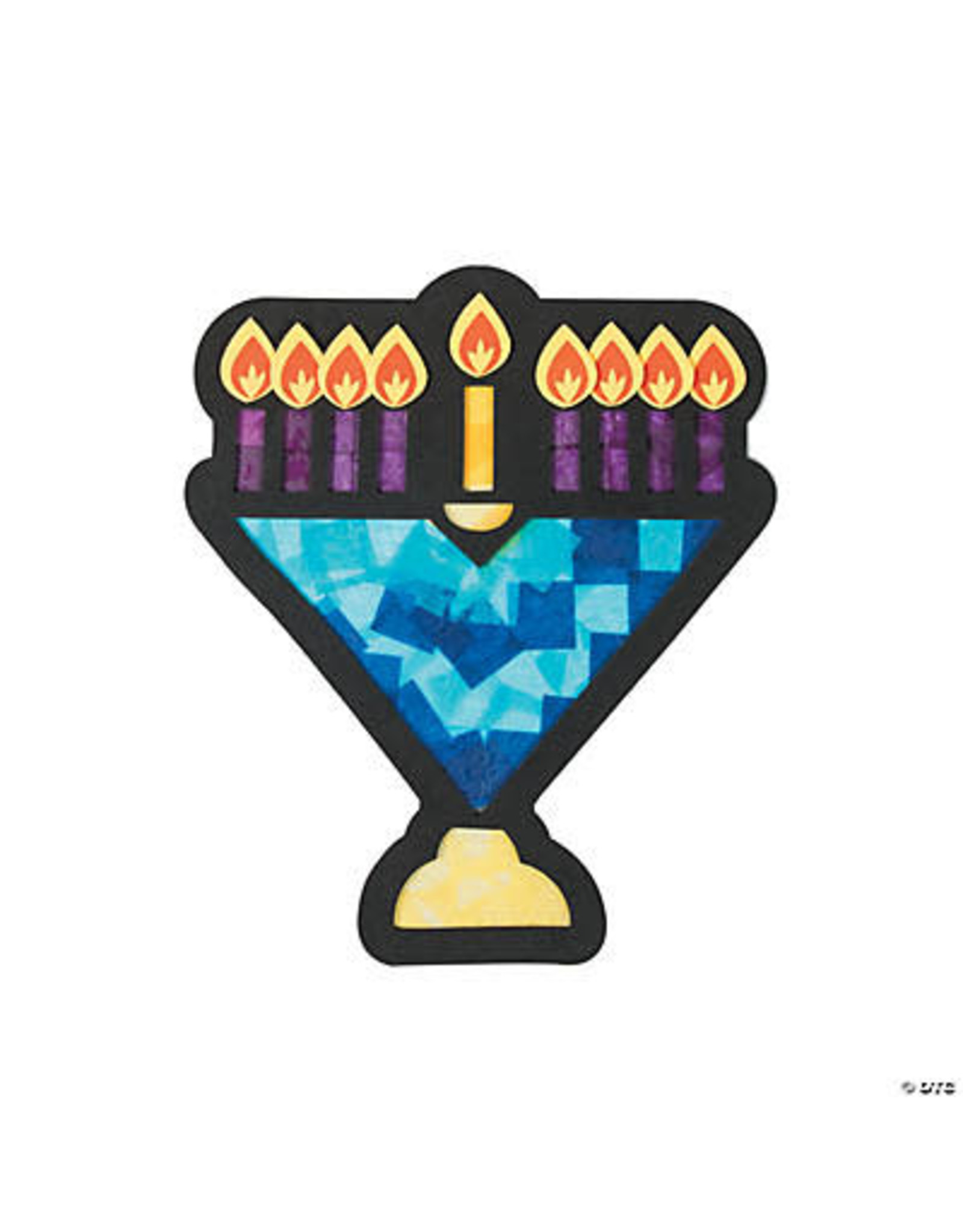 MENORAH TISSUE KIT 12 KITS Creative Kids