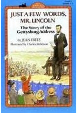BOOK: JUST A FEW WORDS MR. LINCOLN