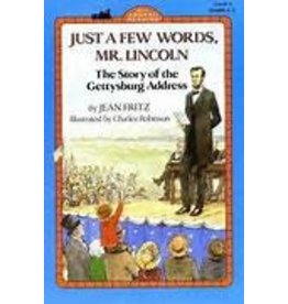 BOOK: JUST A FEW WORDS MR. LINCOLN