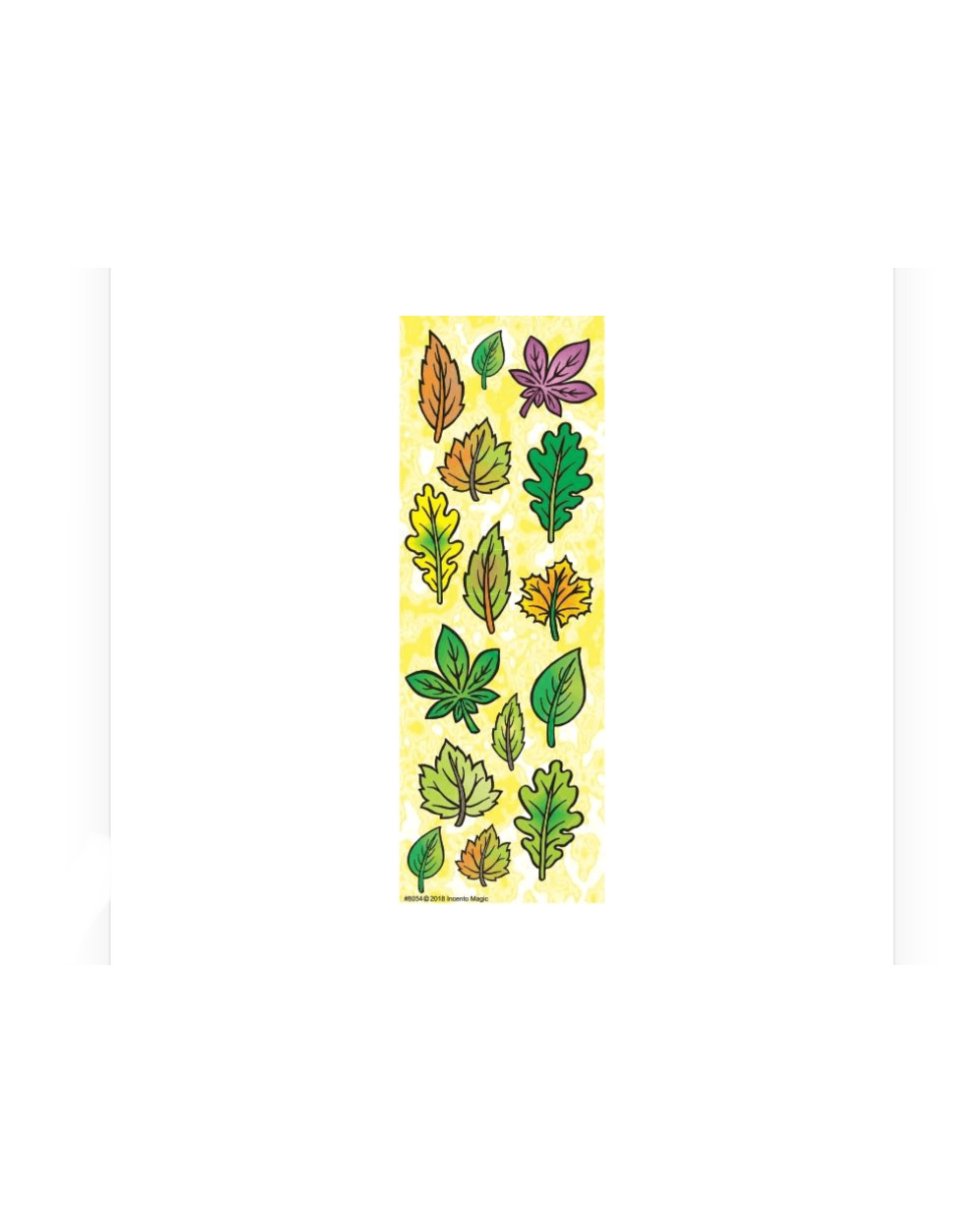 incento magic STICKERS: LEAVES - 6 SHEETS