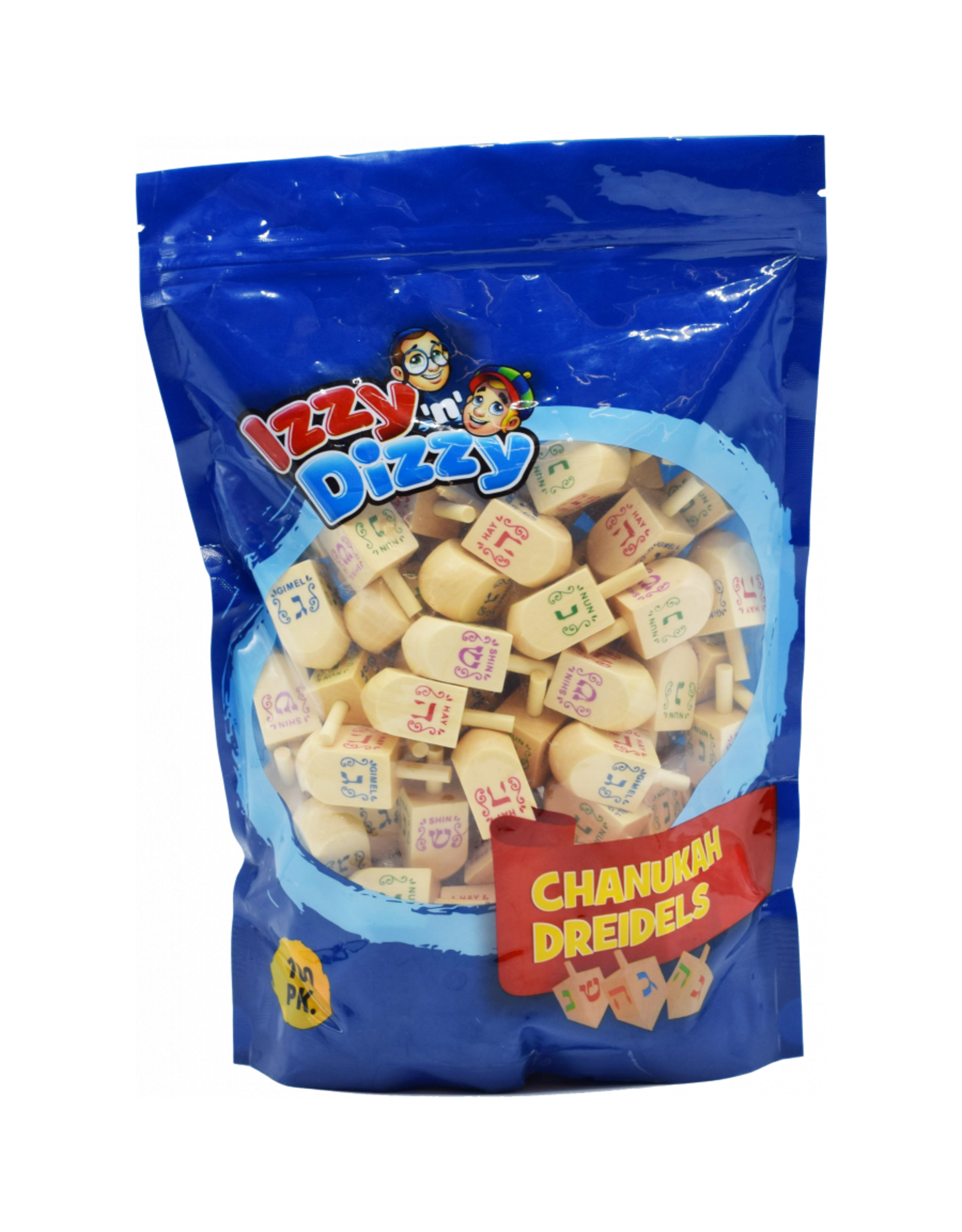 DREIDEL - WOOD  -  47mm BAG/100